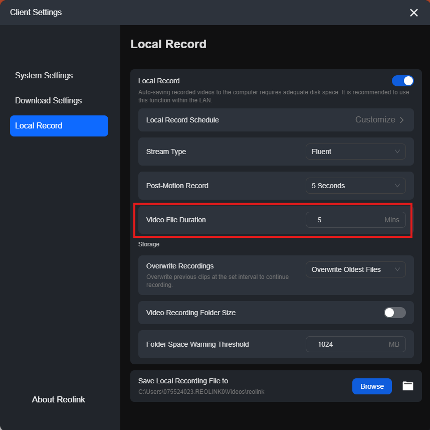 Video File Duration