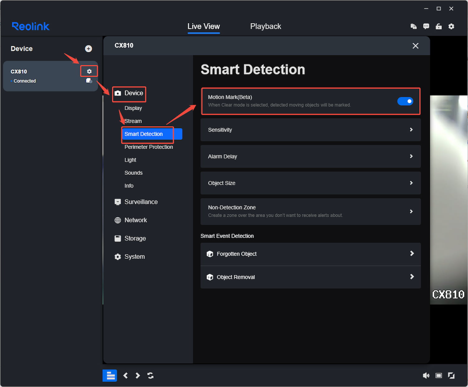 client Motion Boxes