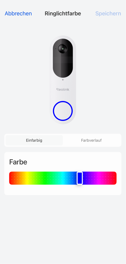 Ring light color