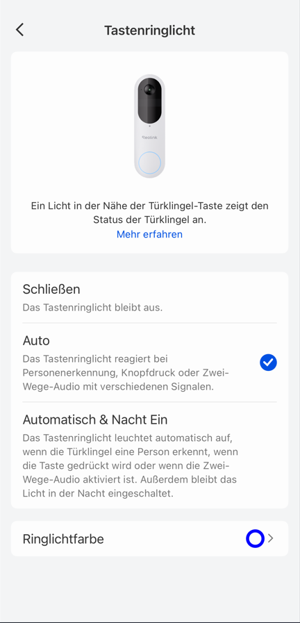 Button Ring light