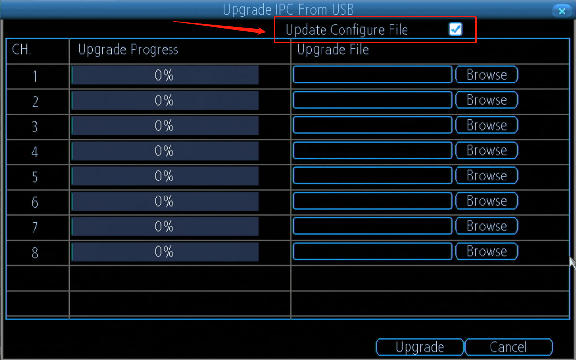 Update Configure File