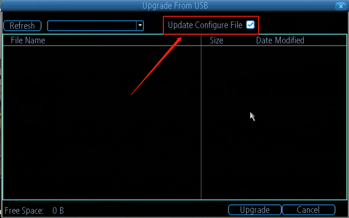 Update Configure File