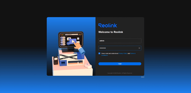 NVR web（new UI）