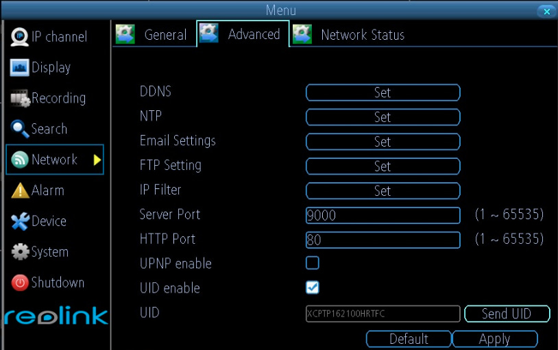 UID enable