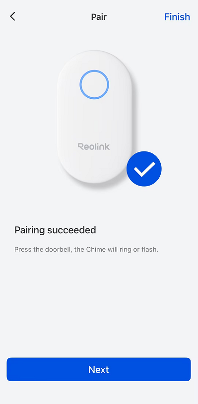 pairing succeeded