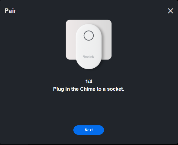 client plug chime into socket