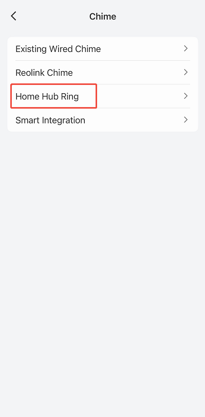homehub chime select