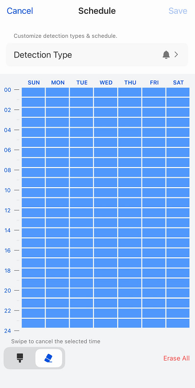 home hub ring schedule