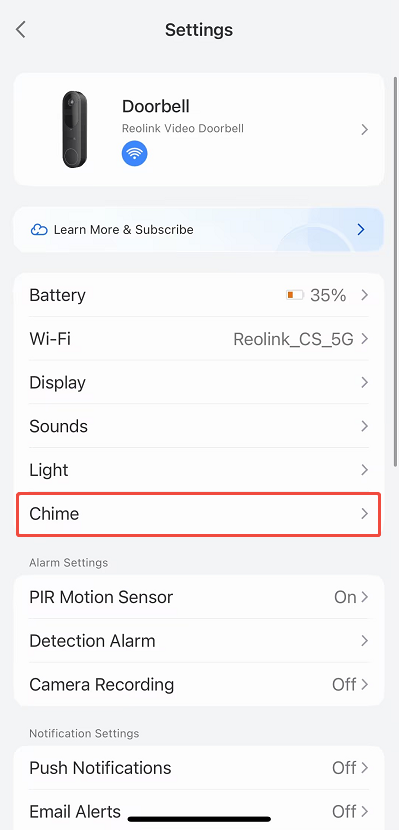 doorbell chime