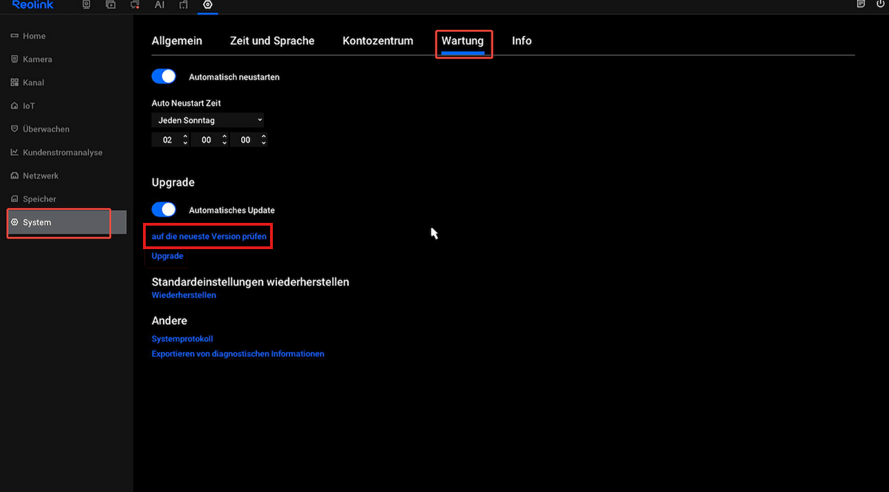 auf die neueste version prüfen