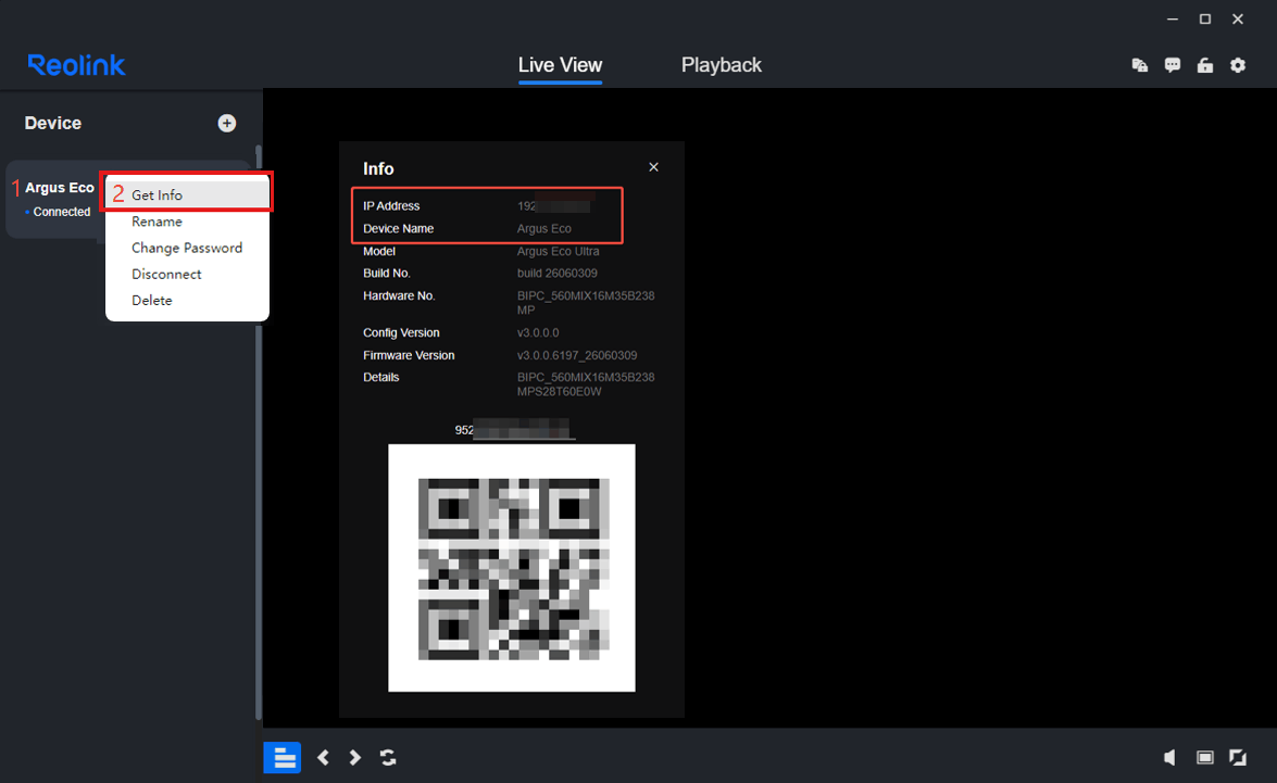 cam ip client