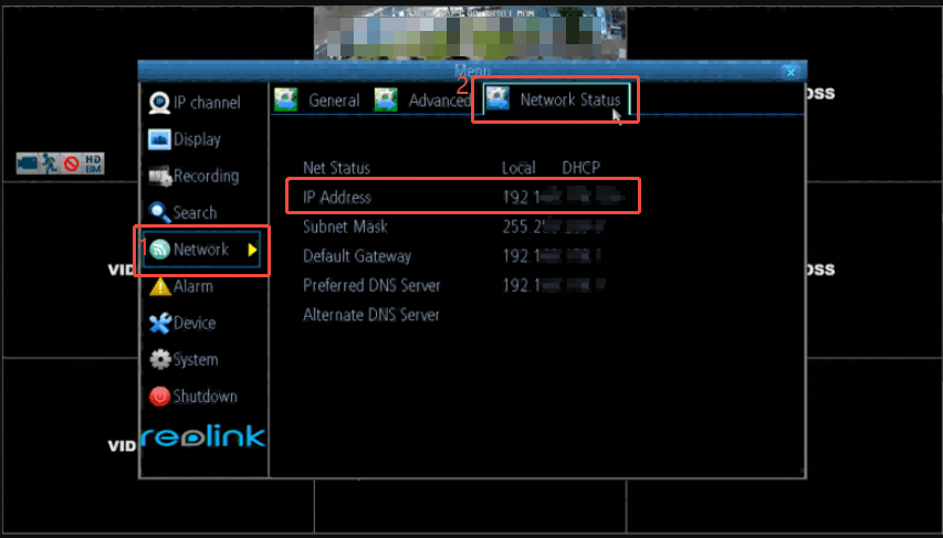 nvr ip old ui