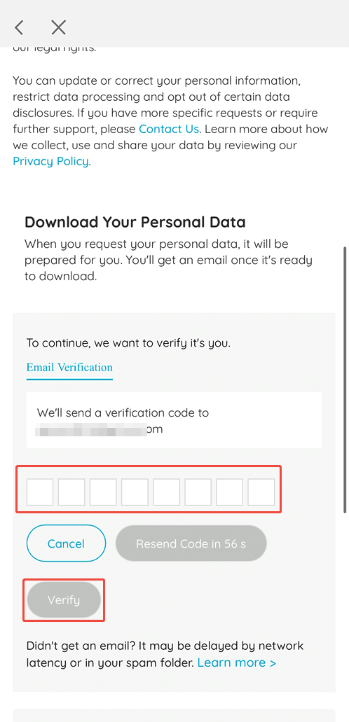 Enter the code