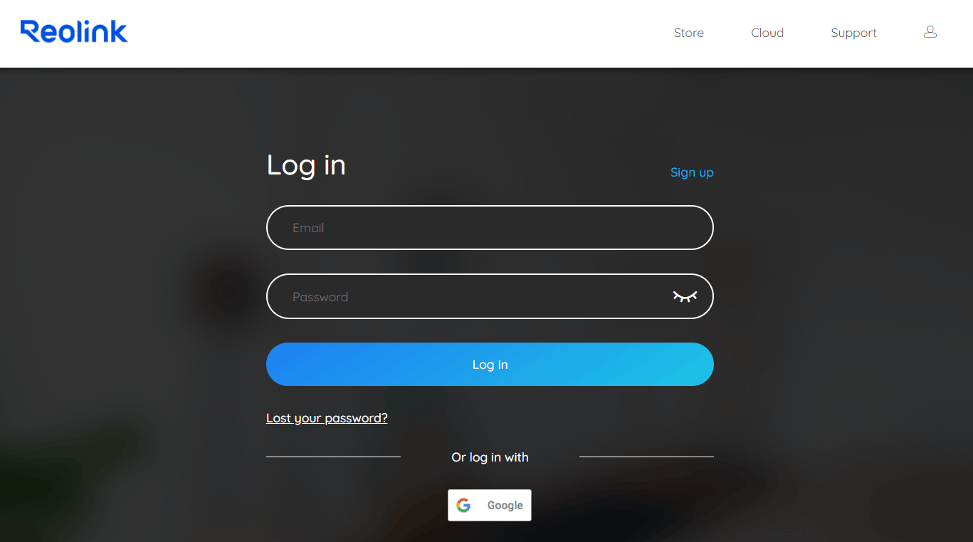 Log Page web