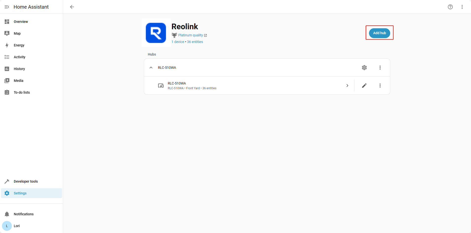 Add hub
