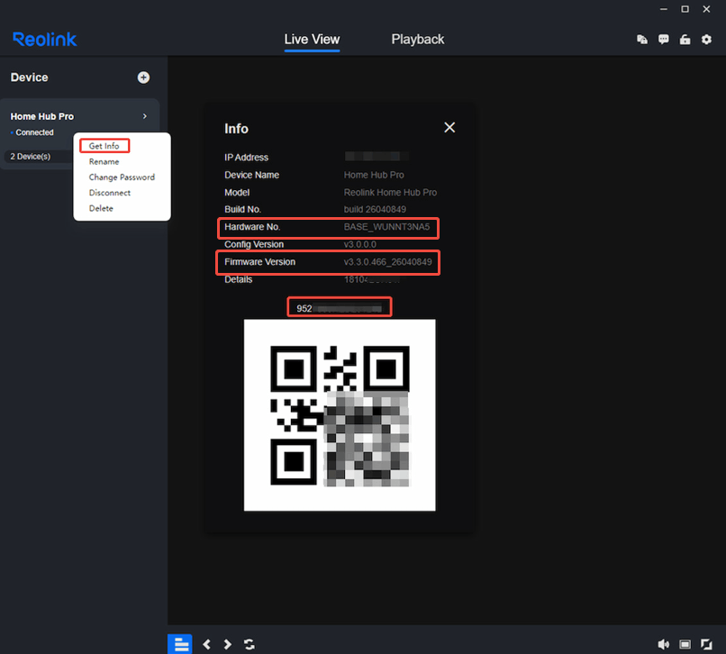 hub info client