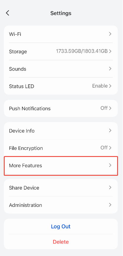More Features