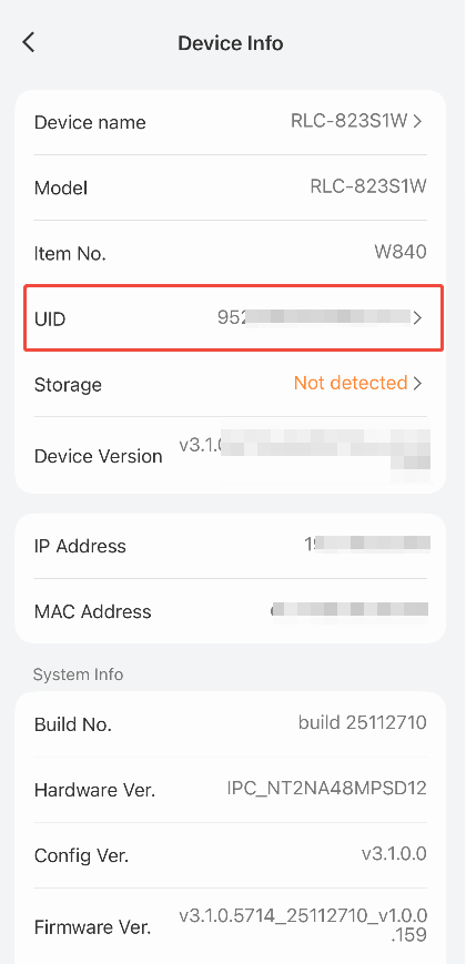 cam uid app