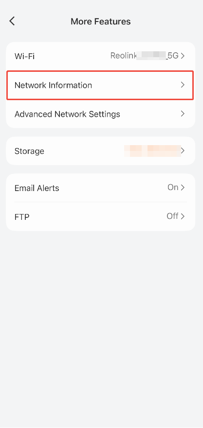 Network Information