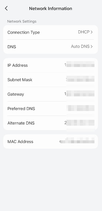 Network Information
