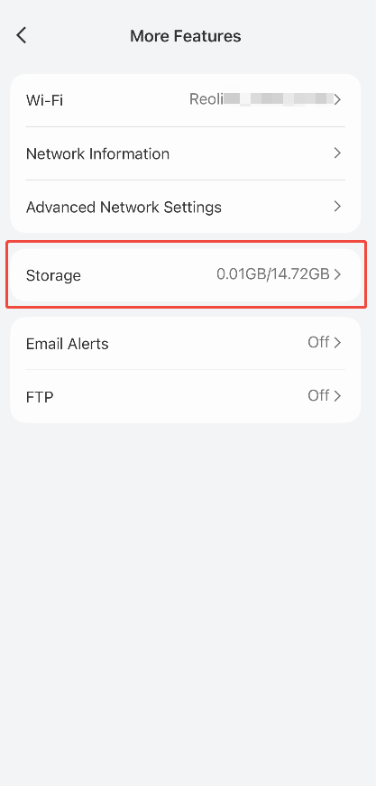 storage