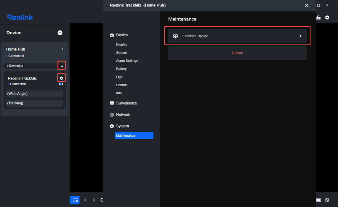 hub-cam Firmware Update