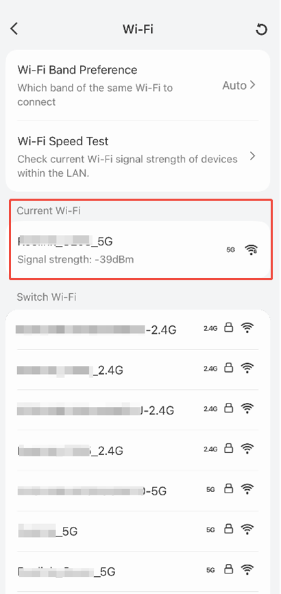 Verify Current Wi-Fi