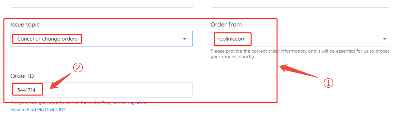 fill info
