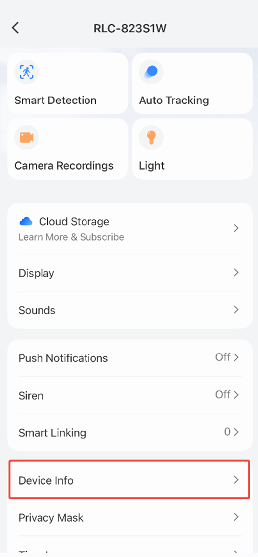 Device Info