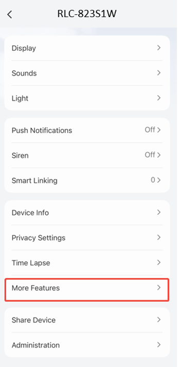 More Features