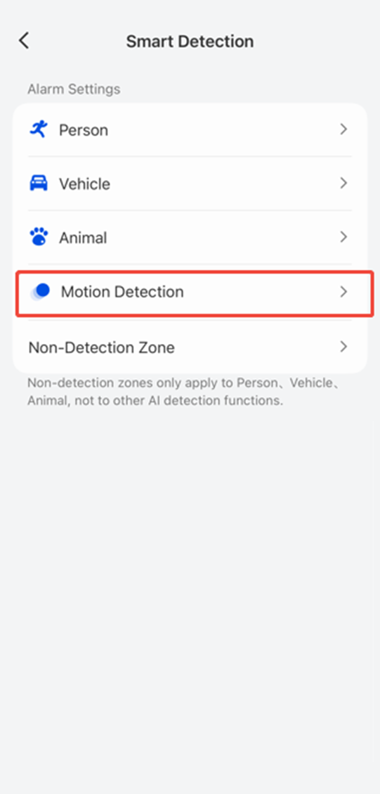 Tap Motion Detection