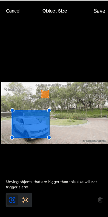 create object sizes