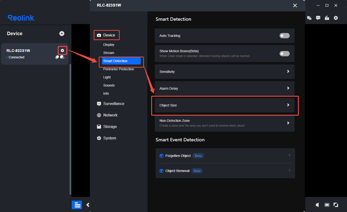For the standalone Plug-in cameras client