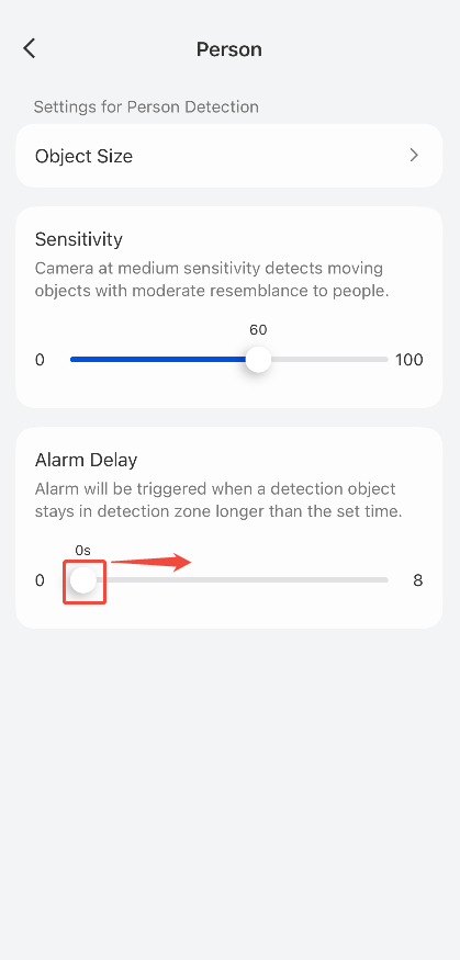 Alarm Delay