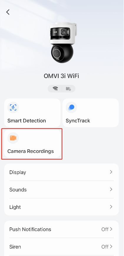 Camera Recording