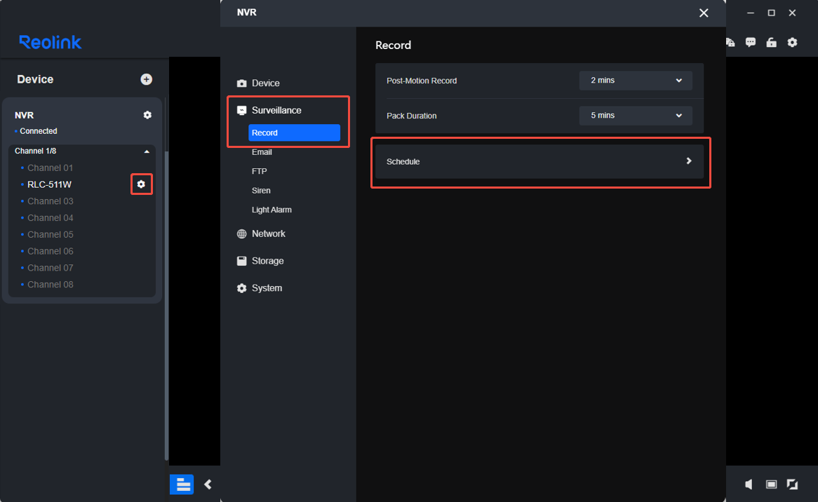 Schedule client