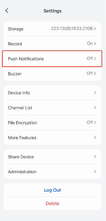 Push Notifications