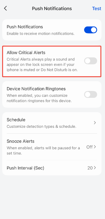Critical Alerts