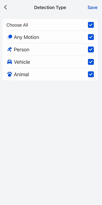 detection type