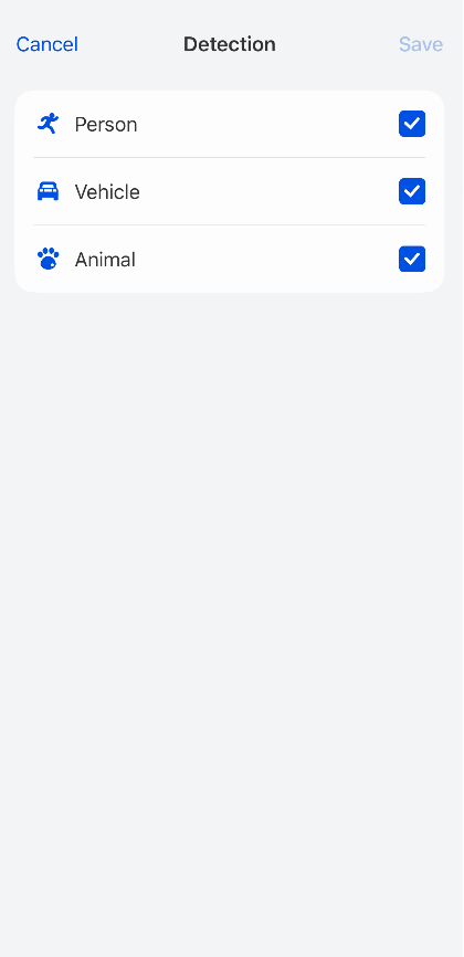 alarm types