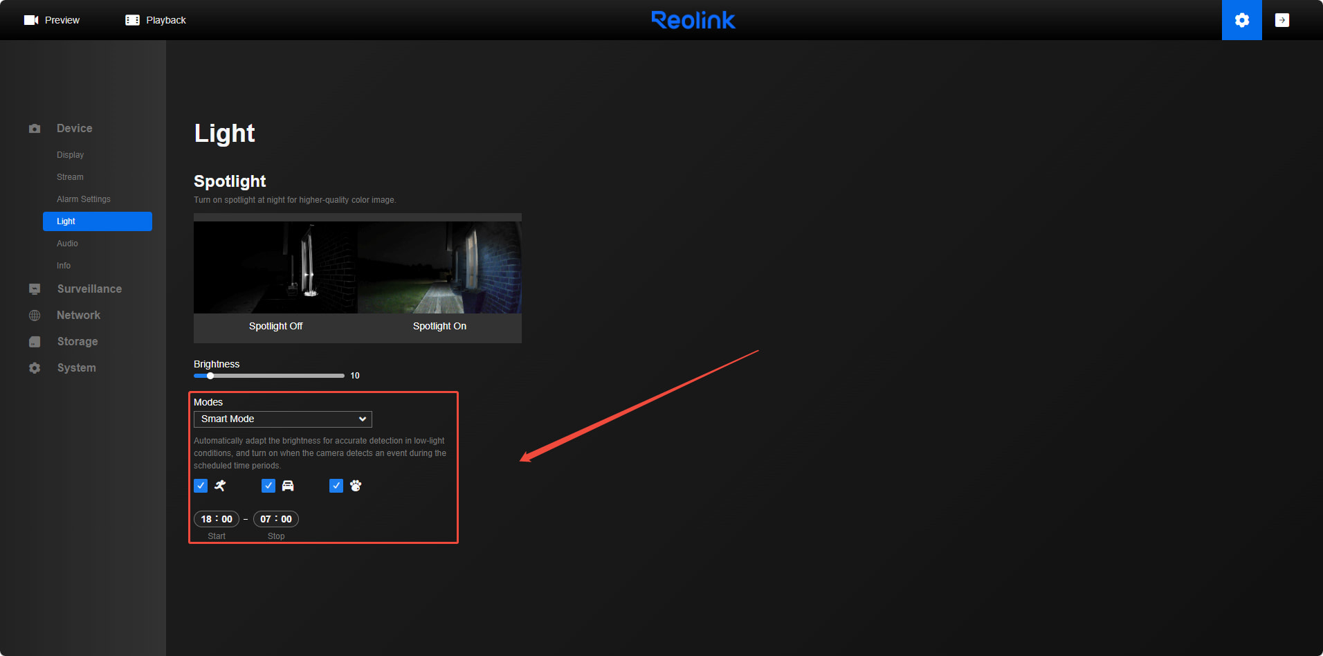 web Smart Mode