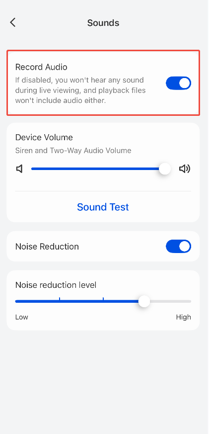 Record Audio
