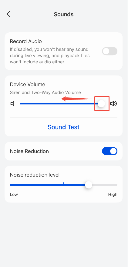 siren volume