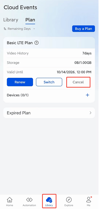 Cancel