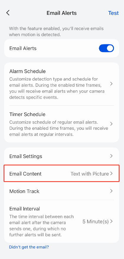 Email Content
