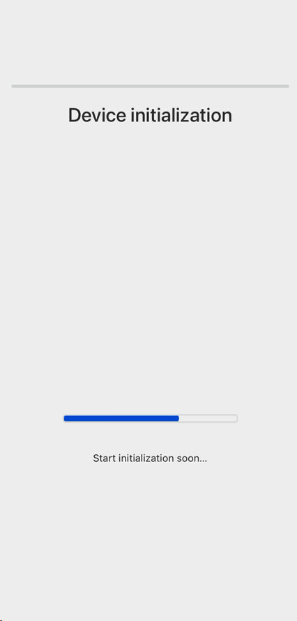 initialization process
