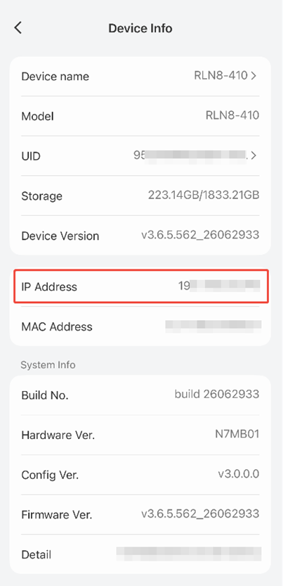 NVR IP