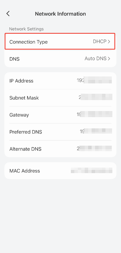 Connection Type