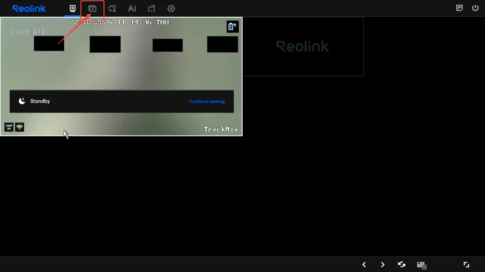 Playback button