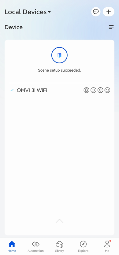 Scene setup succeeded